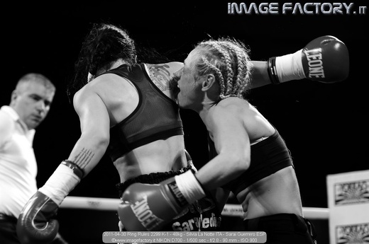 2011-04-30 Ring Rules 2299 K-1 - 48kg - Silvia La Notte ITA - Sarai Guerrero ESP